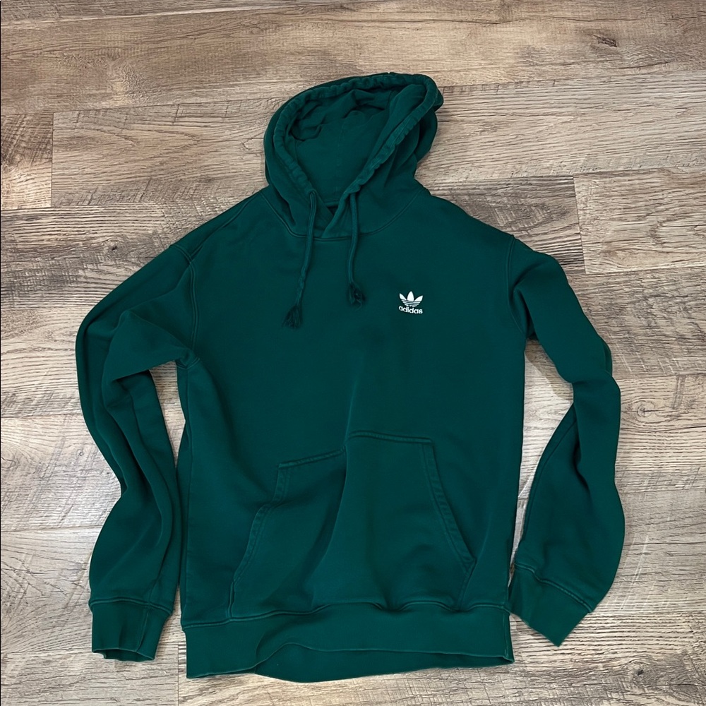 Adidas Men's Deep Teal Hoodie